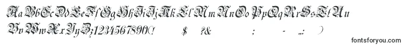UechiItalic-fontti – käyntikorttien fontit