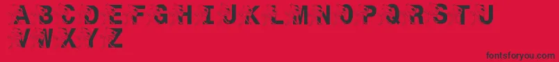 LmsSt.JoesJayhawk Font – Black Fonts on Red Background