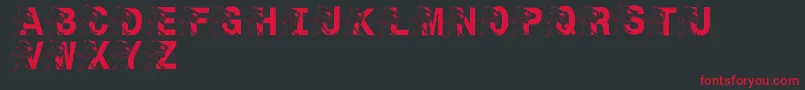 LmsSt.JoesJayhawk Font – Red Fonts on Black Background