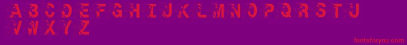 LmsSt.JoesJayhawk Font – Red Fonts on Purple Background