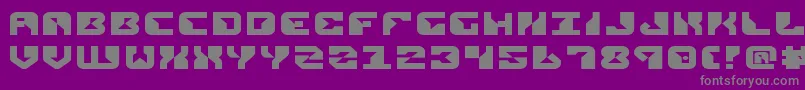 ReplicantExpanded Font – Gray Fonts on Purple Background