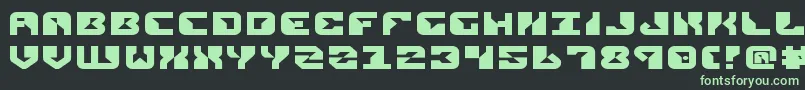 ReplicantExpanded Font – Green Fonts on Black Background