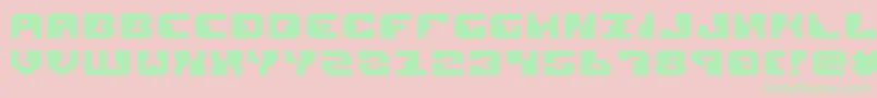 ReplicantExpanded Font – Green Fonts on Pink Background