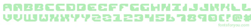 ReplicantExpanded Font – Green Fonts on White Background