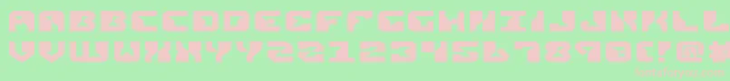 ReplicantExpanded Font – Pink Fonts on Green Background