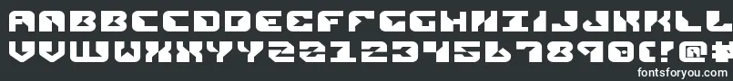 フォントReplicantExpanded – 白い文字