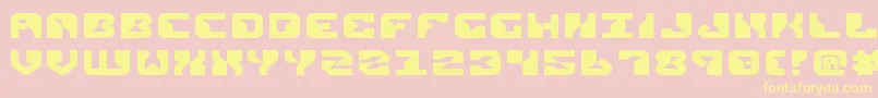 ReplicantExpanded Font – Yellow Fonts on Pink Background