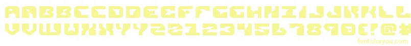 ReplicantExpanded-Schriftart – Gelbe Schriften