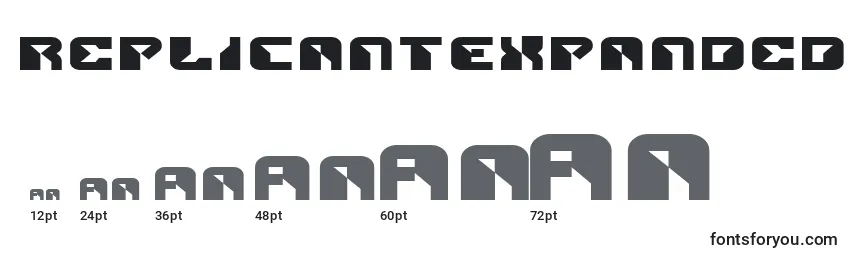 ReplicantExpanded Font Sizes