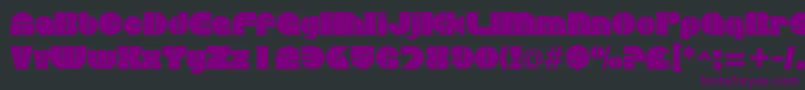 DiscothequeRegular Font – Purple Fonts on Black Background