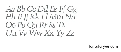 TroubadourItalic Font