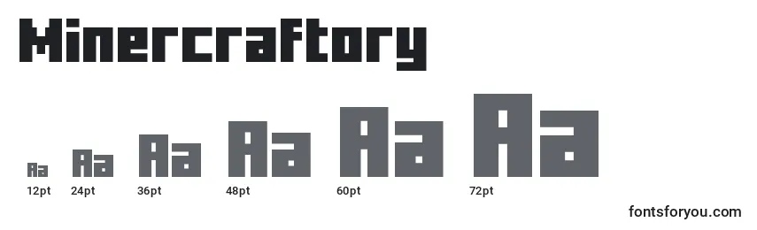 Minercraftory Font Sizes