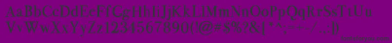 Bodoflo1.2FreeForPersonalUseOnly Font – Black Fonts on Purple Background