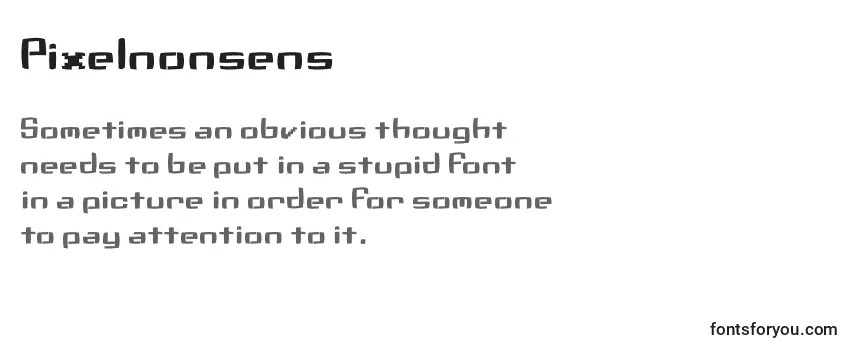 Pixelnonsens Font