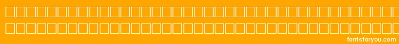 Шрифт JernaboldBold – белые шрифты на оранжевом фоне