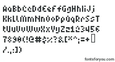 6pxNormal font – Fonts Starting With 6