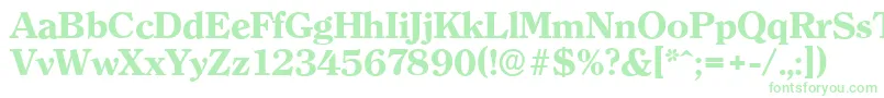 More about ClearfaceserialXboldRegular Font ClearfaceserialXboldRegular Font – Green Fonts on White Background