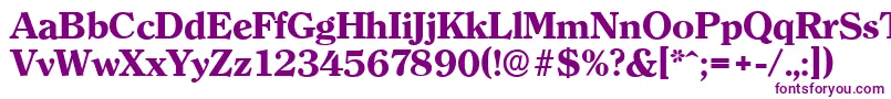 ClearfaceserialXboldRegular Font – Purple Fonts