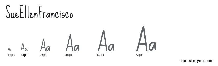 SueEllenFrancisco Font Sizes