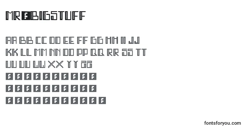 Mr.Bigstuff font – alphabet, numbers, special characters