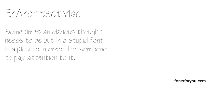 ErArchitectMac Font