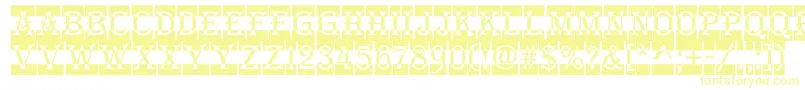 Algeri7-fontti – keltaiset fontit