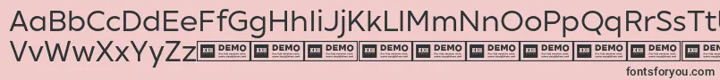 Подробнее о шрифте XxiigeomdemoRegular Шрифт XxiigeomdemoRegular – чёрные шрифты на розовом фоне