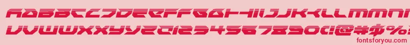 Royalsamuraihalfital Font – Red Fonts on Pink Background