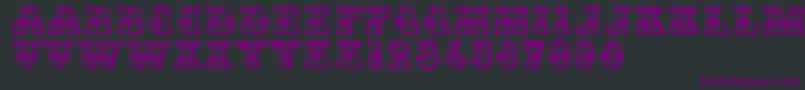 Romantiques Font – Purple Fonts on Black Background