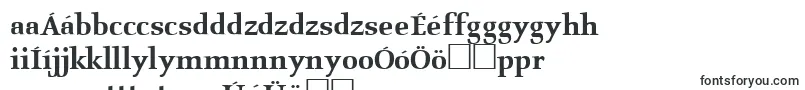 Шрифт OldstyleBold – венгерские шрифты