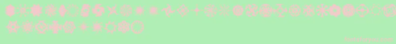 Oddbats Font – Pink Fonts on Green Background