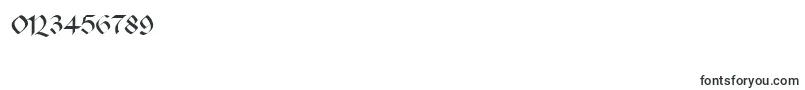 KlGotic2Db Font – Fonts for Numbers and Digits