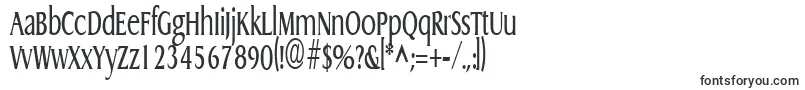 GriffoncondensedRegular-Schriftart – Schriftarten, die mit G beginnen