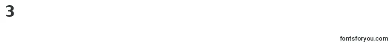 CommunistSansbold Font – Fonts for Digit 3