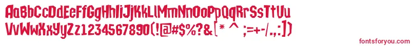 ATechnicsbrkDemibold Font – Red Fonts