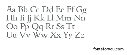 Review of the GoudyitalianRegular Font