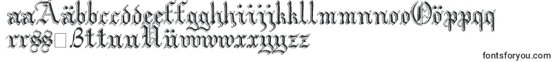 Шрифт Arggotsc – немецкие шрифты