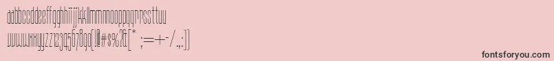 Daddy ffy Font – Black Fonts on Pink Background