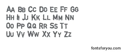 DingarbageschriftBold Font