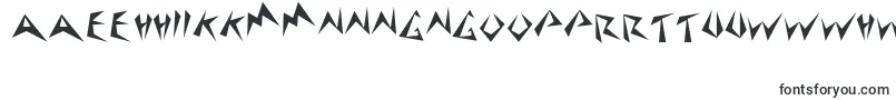StingerRegular-Schriftart – maorische Schriften