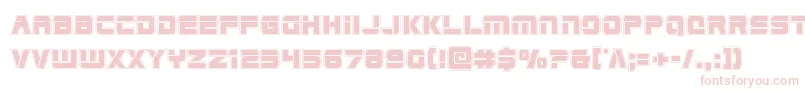 Czcionka Edgeraceracad – różowe czcionki na białym tle