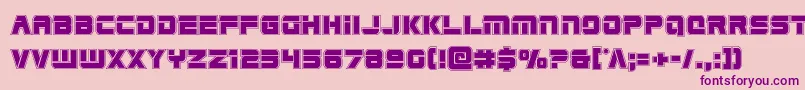 Edgeraceracad Font – Purple Fonts on Pink Background
