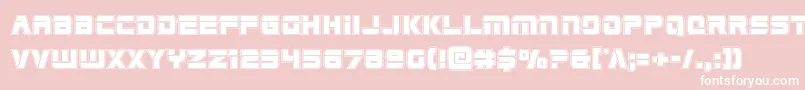 fuente Edgeraceracad – Fuentes Blancas Sobre Fondo Rosa