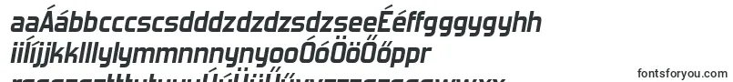 Шрифт ForgottenfuturistrgBolditalic – венгерские шрифты