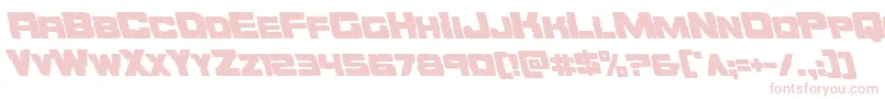 Orecrusherleft Font – Pink Fonts on White Background