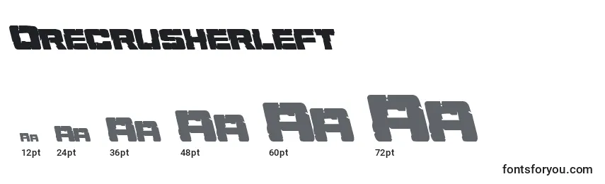 Orecrusherleft Font Sizes