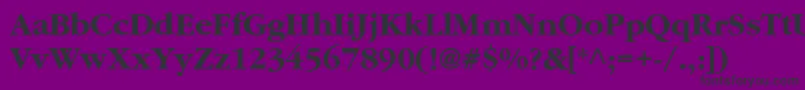 AgsaturdaycBold Font – Black Fonts on Purple Background
