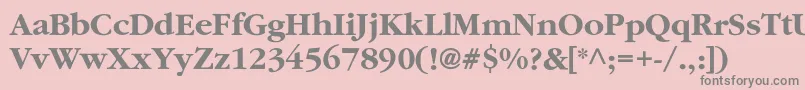 AgsaturdaycBold Font – Gray Fonts on Pink Background