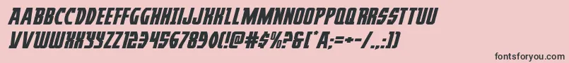Подробнее о шрифте Prowlerexpandital Шрифт Prowlerexpandital – чёрные шрифты на розовом фоне