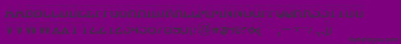 ACitynovatitulbwlt Font – Black Fonts on Purple Background